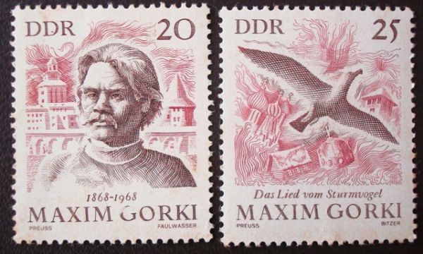 631 - Alemanha Oriental - albatroz - Maxin Gorki novo