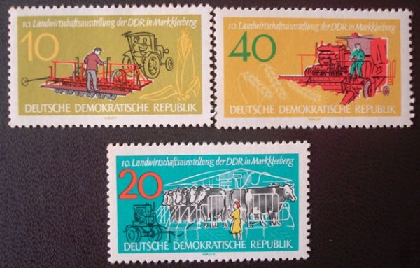 2534 Alemanha Oriental Gado Leiteiro série completa nova