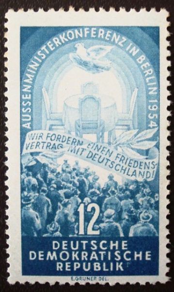 402 - Alemanha Oriental Pomba série de 1954 NOVA
